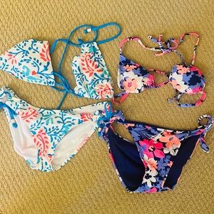 Old navy 2 pieces swim suit, size S